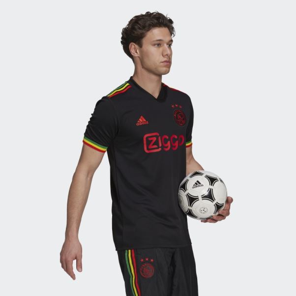 Troisième Maillot Ajax Amsterdam 21/22 Noir Adidas