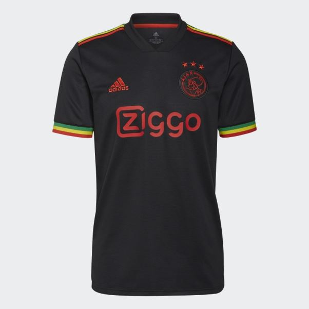 Troisième Maillot Ajax Amsterdam 21/22 Noir Adidas