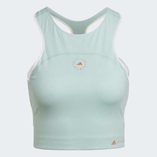 Adidas Vert Congelé Par Stella Mccartney Truepace Running Crop Top Hot