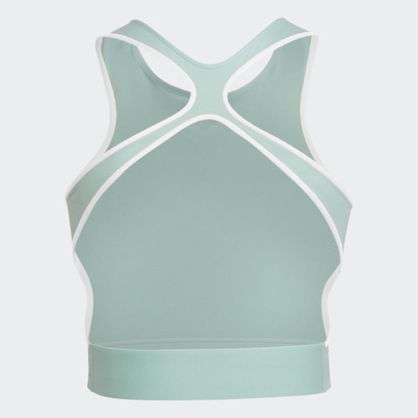 Adidas Vert Congelé Par Stella Mccartney Truepace Running Crop Top Hot