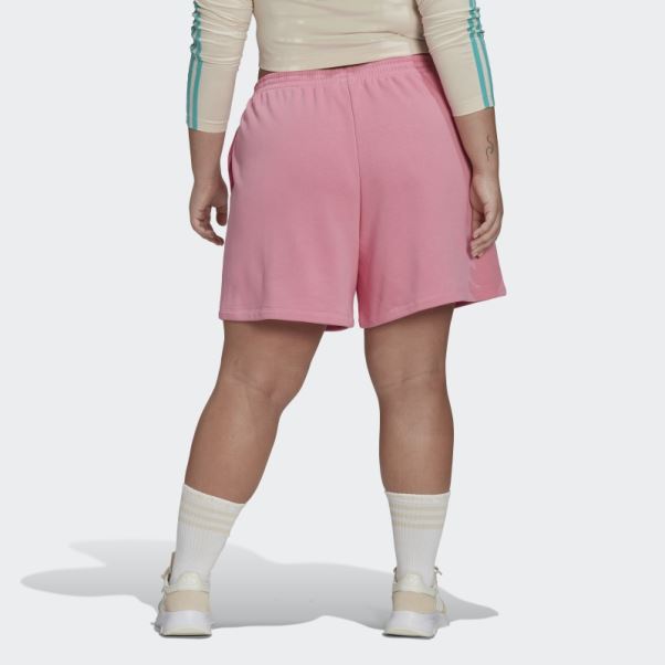 Short Adidas Adicolor Essentials Rose (grande Taille)