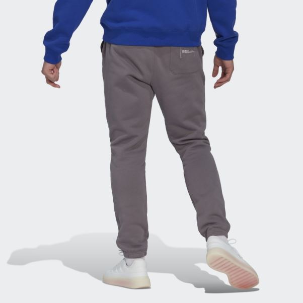 Pantalon De Jogging Polaire Adidas Trace Gris