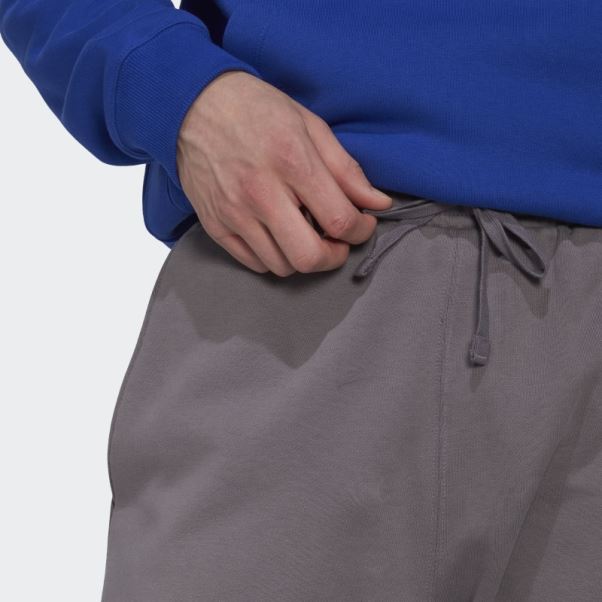 Pantalon De Jogging Polaire Adidas Trace Gris