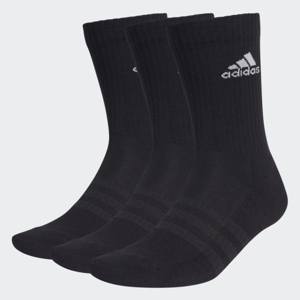Chaussettes Mi-mollet Matelassées Noir Adidas