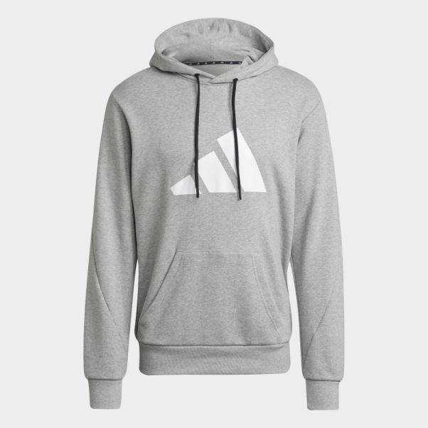 Future Icons Sweat à Capuche Graphique Avec Logo Gris Moyen Adidas