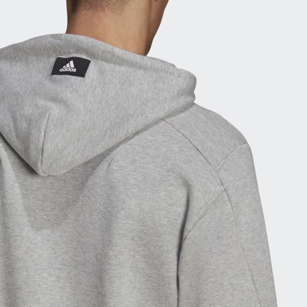 Future Icons Sweat à Capuche Graphique Avec Logo Gris Moyen Adidas
