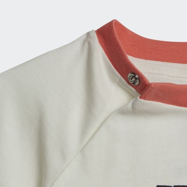 T-shirt Adidas Blanc Imprimé Graphique