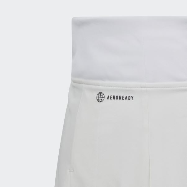 Jupe Plissée Club Tennis Blanc Adidas
