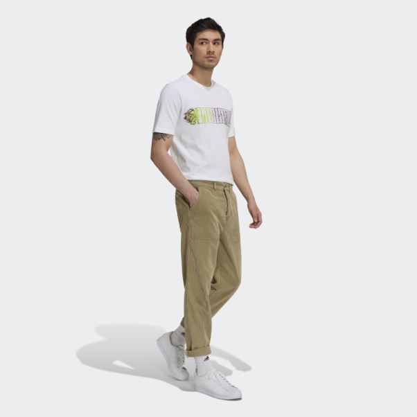 T-shirt Adidas X Paris Basketball Paris Pour Paris Blanc Fashion