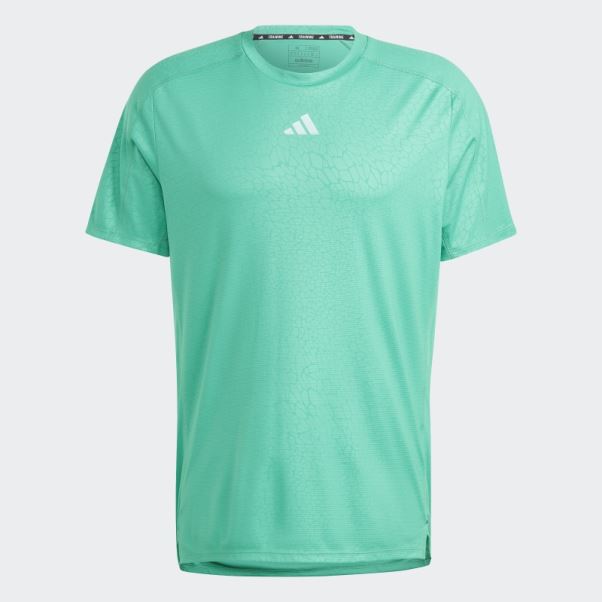 Adidas Entraînement Pu Print Tee Court Vert