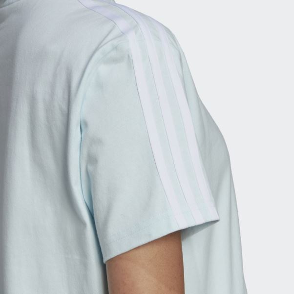 Adidas Adicolor Classics Popeline Back Loose Tee Bleu