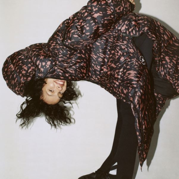 Adidas By Stella Mccartney Veste D'hiver Longue Matelassée Noir Chaud