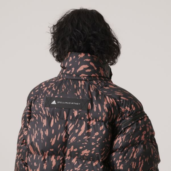 Adidas By Stella Mccartney Veste D'hiver Longue Matelassée Noir Chaud