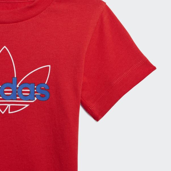 T-shirt Graphique Adidas Sprt Collection Rouge Chaud