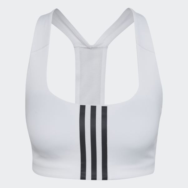 Soutien-gorge à Maintien Moyen Powerimpact Training Blanc Adidas