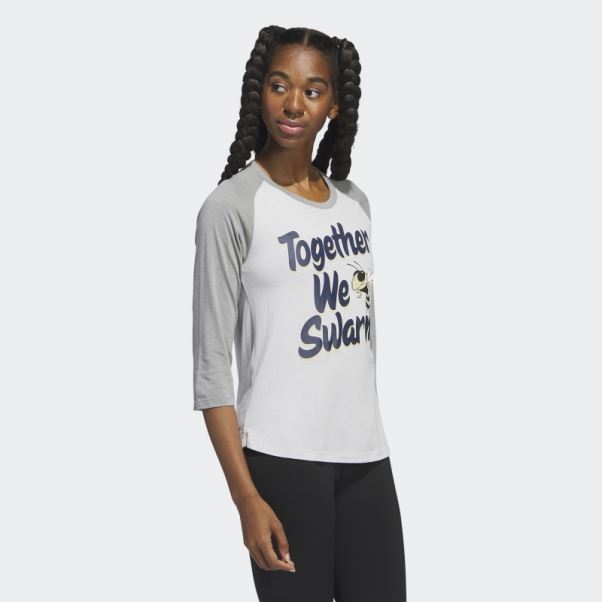 Ncaa-gat-716-2 T-shirt De Baseball à Manches 3/4 Adidas