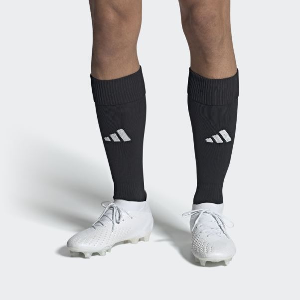 Predator Blanc Précision.1 Crampons De Football Pour Terrain Ferme Adidas