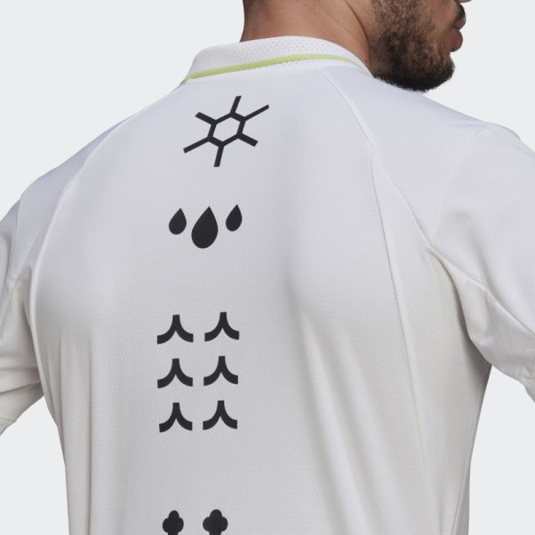 Polo Adidas Paris Heat.rdy Tennis Freelift Blanc