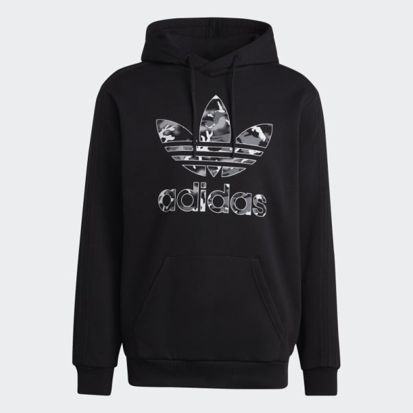 Sweat à Capuche Adidas Graphics Camo Infill Noir