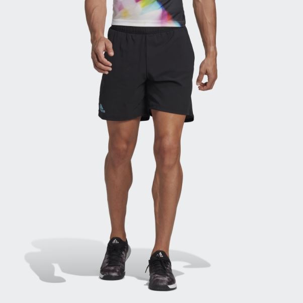 Short De Tennis Noir Adidas