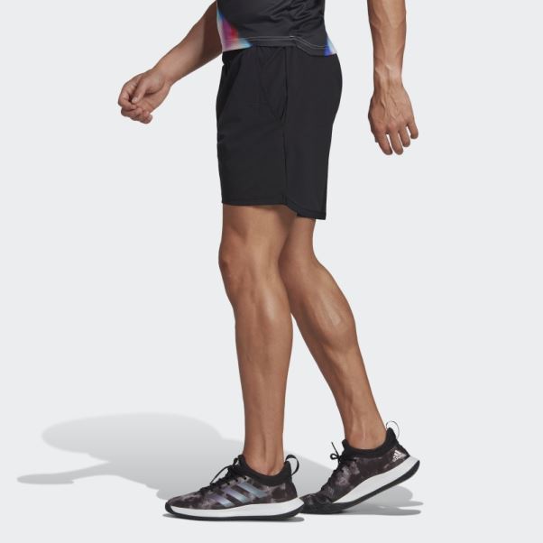 Short De Tennis Noir Adidas