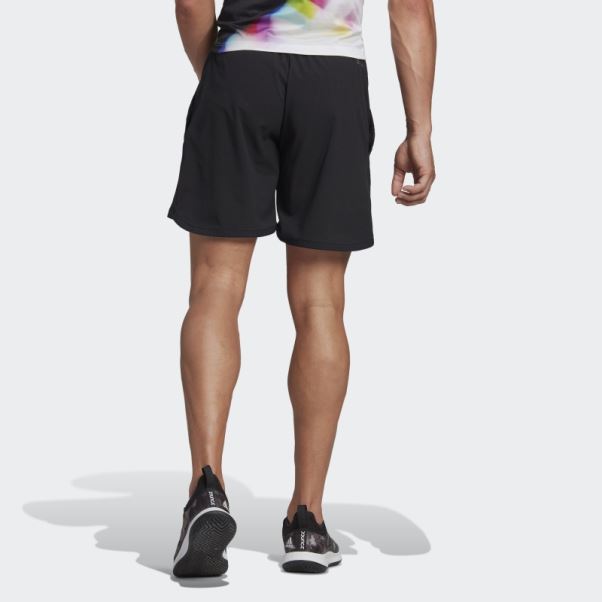 Short De Tennis Noir Adidas