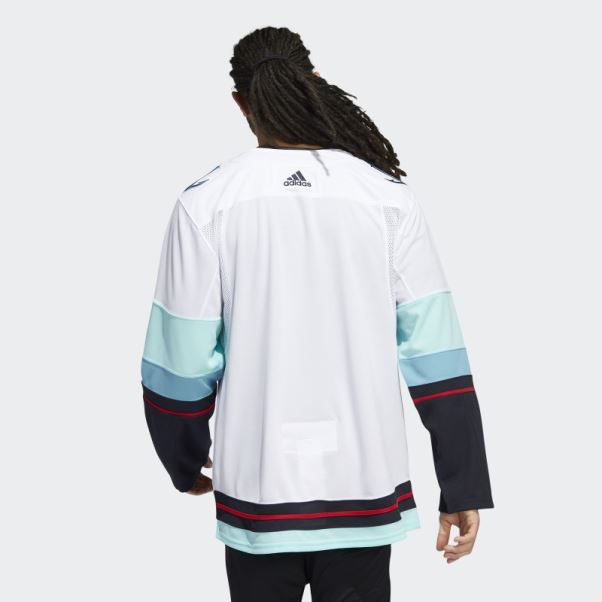 Maillot Kraken Away Authentique Blanc Adidas