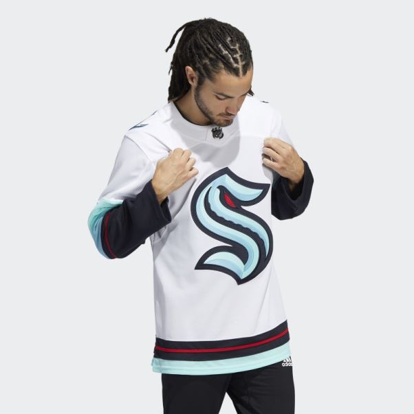 Maillot Kraken Away Authentique Blanc Adidas