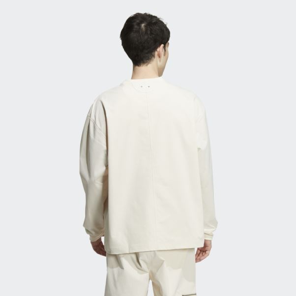 Adidas Top Zip Blanc