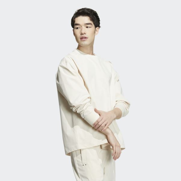 Adidas Top Zip Blanc