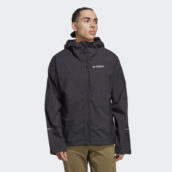 Veste De Pluie 2,5 Couches Adidas Terrex Multi Rain.rdy Noir