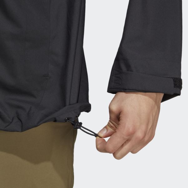 Veste De Pluie 2,5 Couches Adidas Terrex Multi Rain.rdy Noir