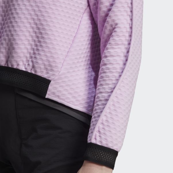 Polaire Adidas Terrex Randonnée 1/2 Zip Lilas