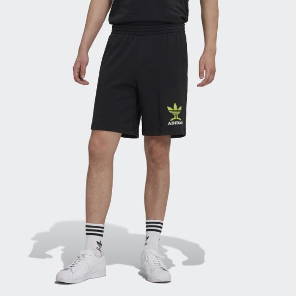 Short Graphique Amusant Adidas Noir