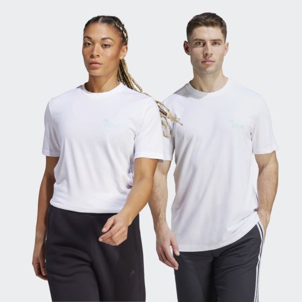 T-shirt Graphique Adidas Cycling (neutre) Blanc