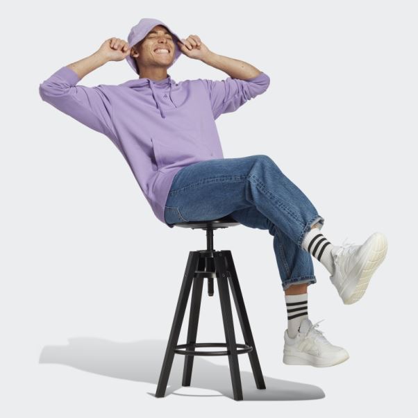 Sweat à Capuche Adidas All Szn French Terry Violet