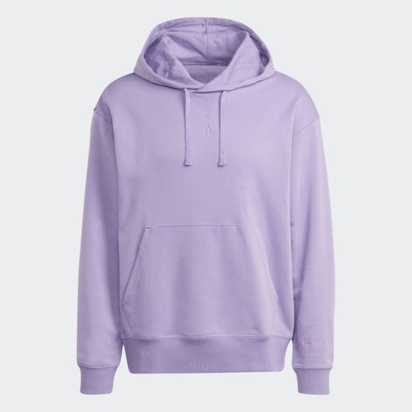 Sweat à Capuche Adidas All Szn French Terry Violet