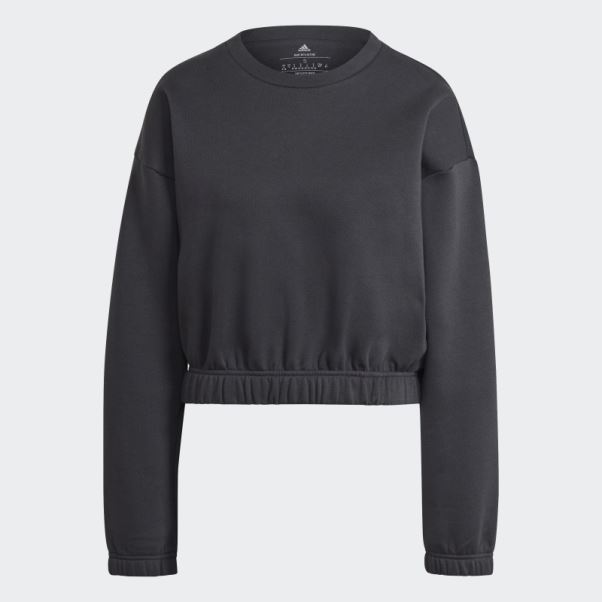 Sweat-shirt Ample Adidas Carbon Studio Lounge