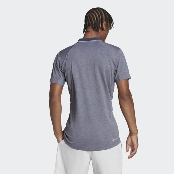 Polo Adidas Tennis Freelift Bleu Marine