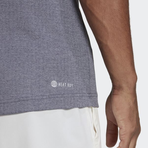 Polo Adidas Tennis Freelift Bleu Marine