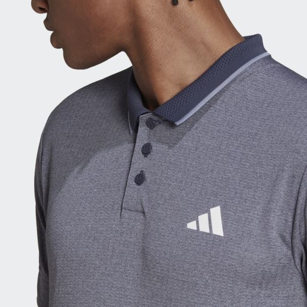Polo Adidas Tennis Freelift Bleu Marine
