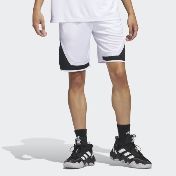 Short Adidas Pro Block Blanc Chaud