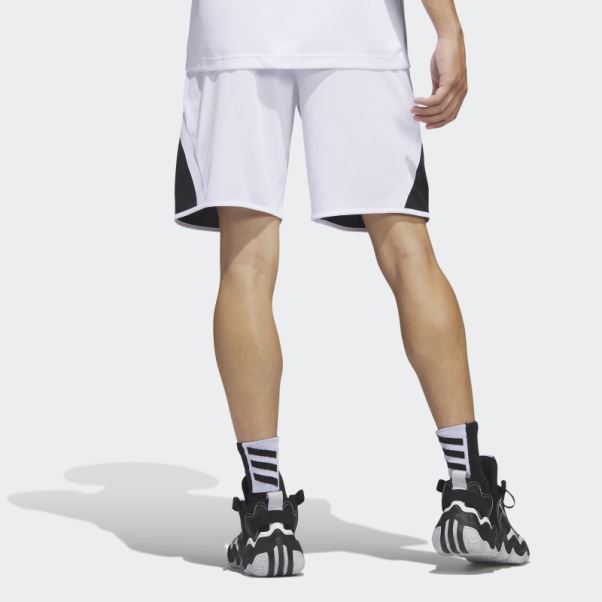 Short Adidas Pro Block Blanc Chaud