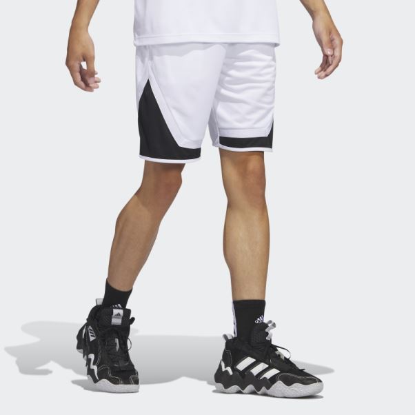 Short Adidas Pro Block Blanc Chaud