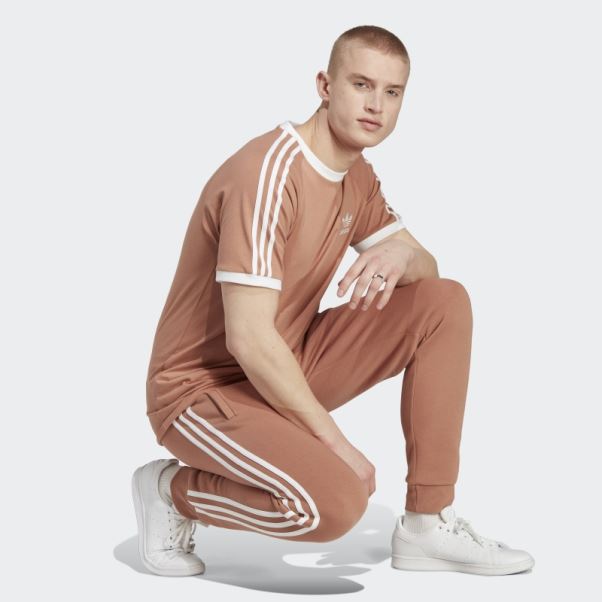 T-shirt Adidas Terre Battue Adicolor Classics 3 Bandes