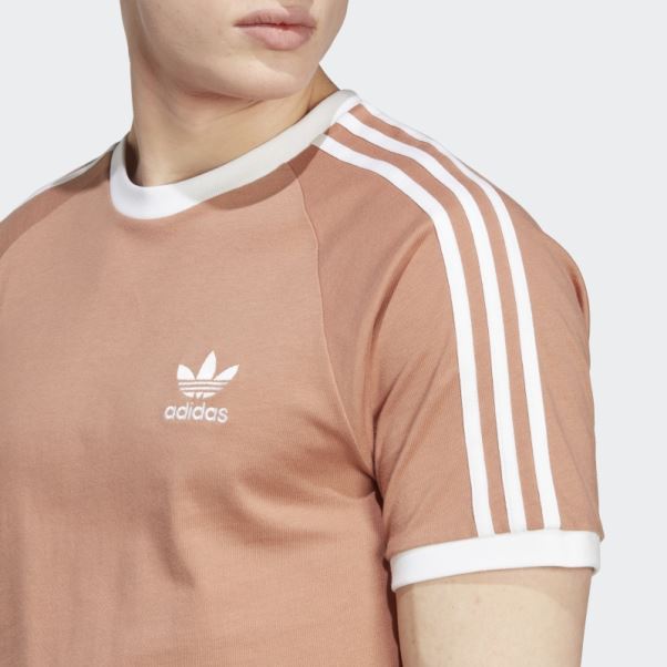 T-shirt Adidas Terre Battue Adicolor Classics 3 Bandes