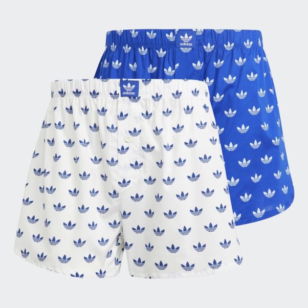 Boxer Iconique En Coton Comfort Core Multicolore (2 Paires) Adidas