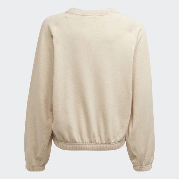 Studio Lounge Teinture Botanique Sweat équipage Sport Botanique Beige Mel Adidas