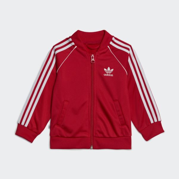 Survetement Adicolor Sst écarlate Adidas