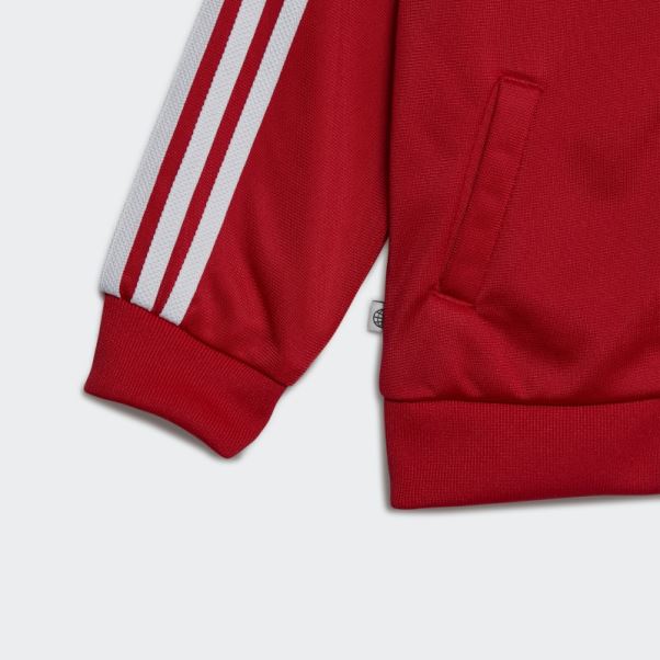 Survetement Adicolor Sst écarlate Adidas